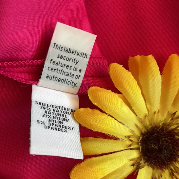 🌺 Diane von Furstenberg; STUNNING Fuschia Dress 0 - Picture 12 of 16